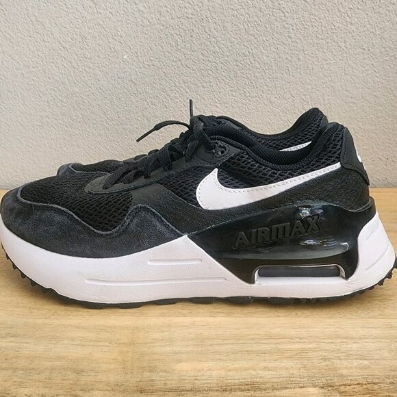 Nike Air Max SYSTM Shoes DM9537-001 Black/White/Wolf Grey Men's Size 8 - Picture 5 of 11
